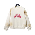 Acne Studios Logo Rosso Distressed Panna
