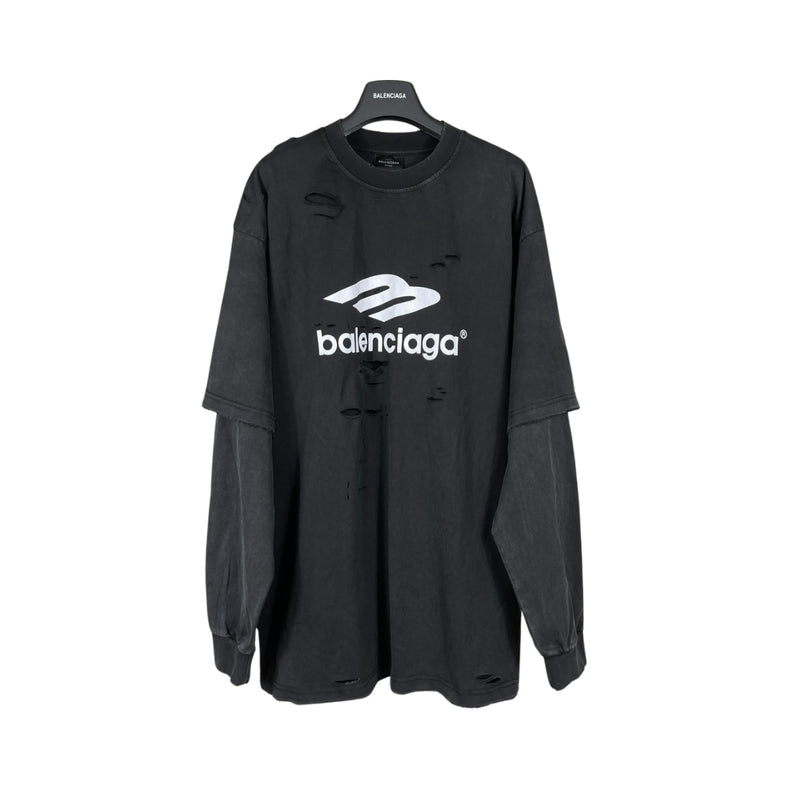 Balenciaga 3B Icona Sportiva Nera A Strati