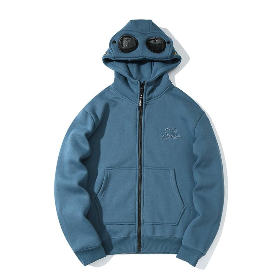 C.P. Company Goggle Hood Winter Zip-up Hoodie