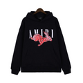 Amiri rabbit-appliqué Cotton Hoodie