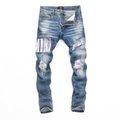 Amiri Casual Hip Hop Slim Jeans