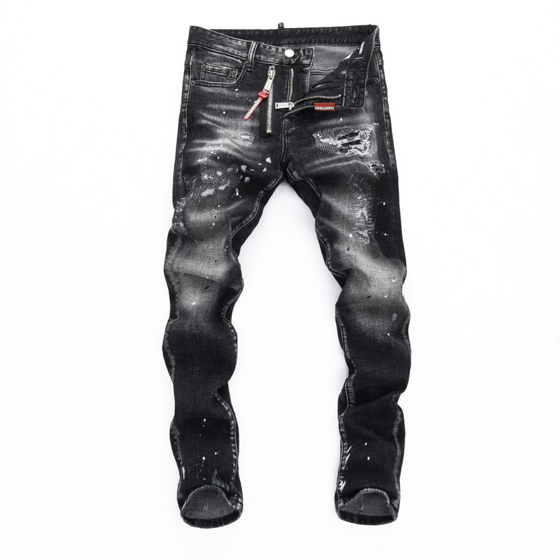 Dsquared2 Men's Retro Skinny Fit Ripped Jeans