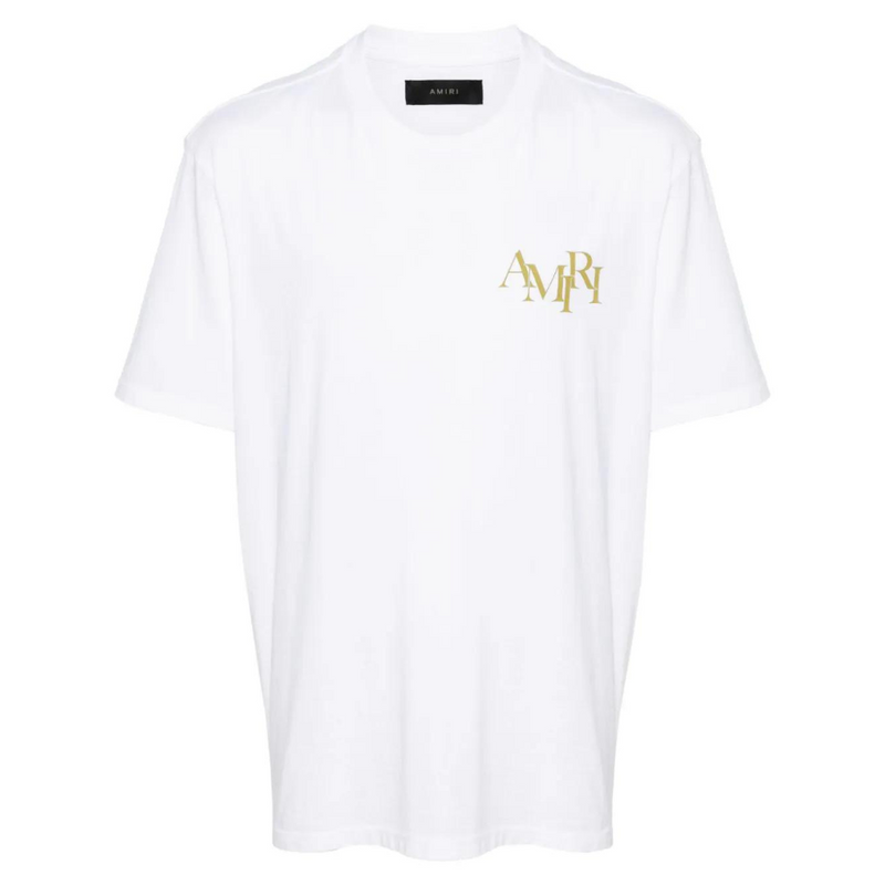 Amiri Champagne Logo T-Shirt — White