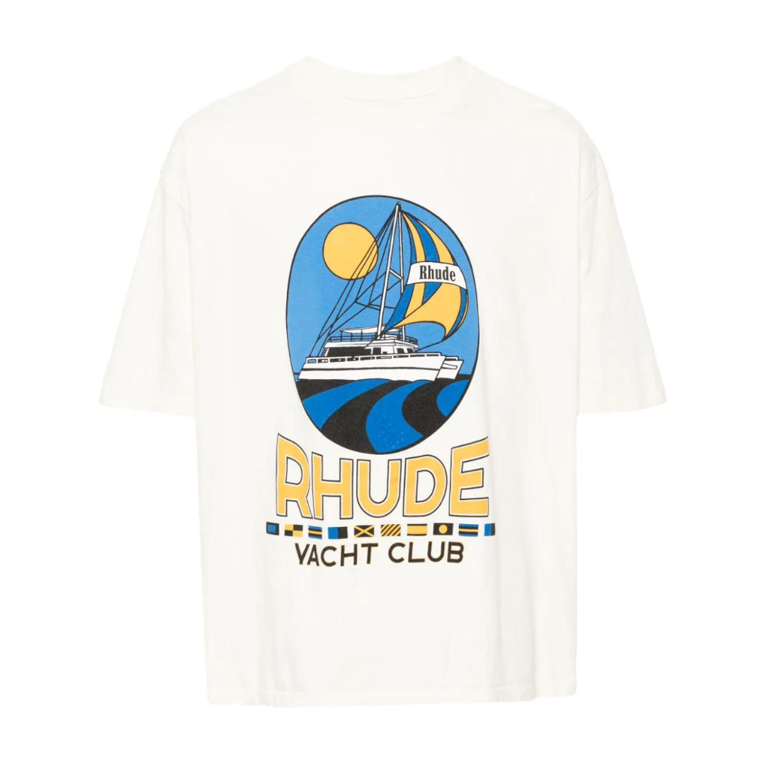 Rhude Yacht Club Printed T Shirt