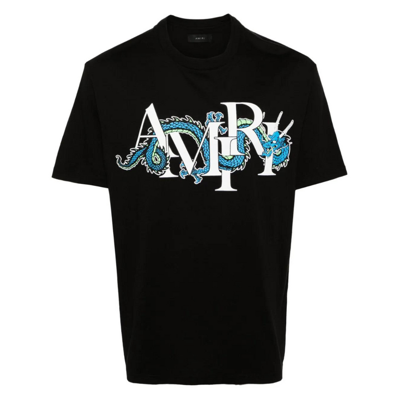 Amiri Dragon Logo T-Shirt — Black