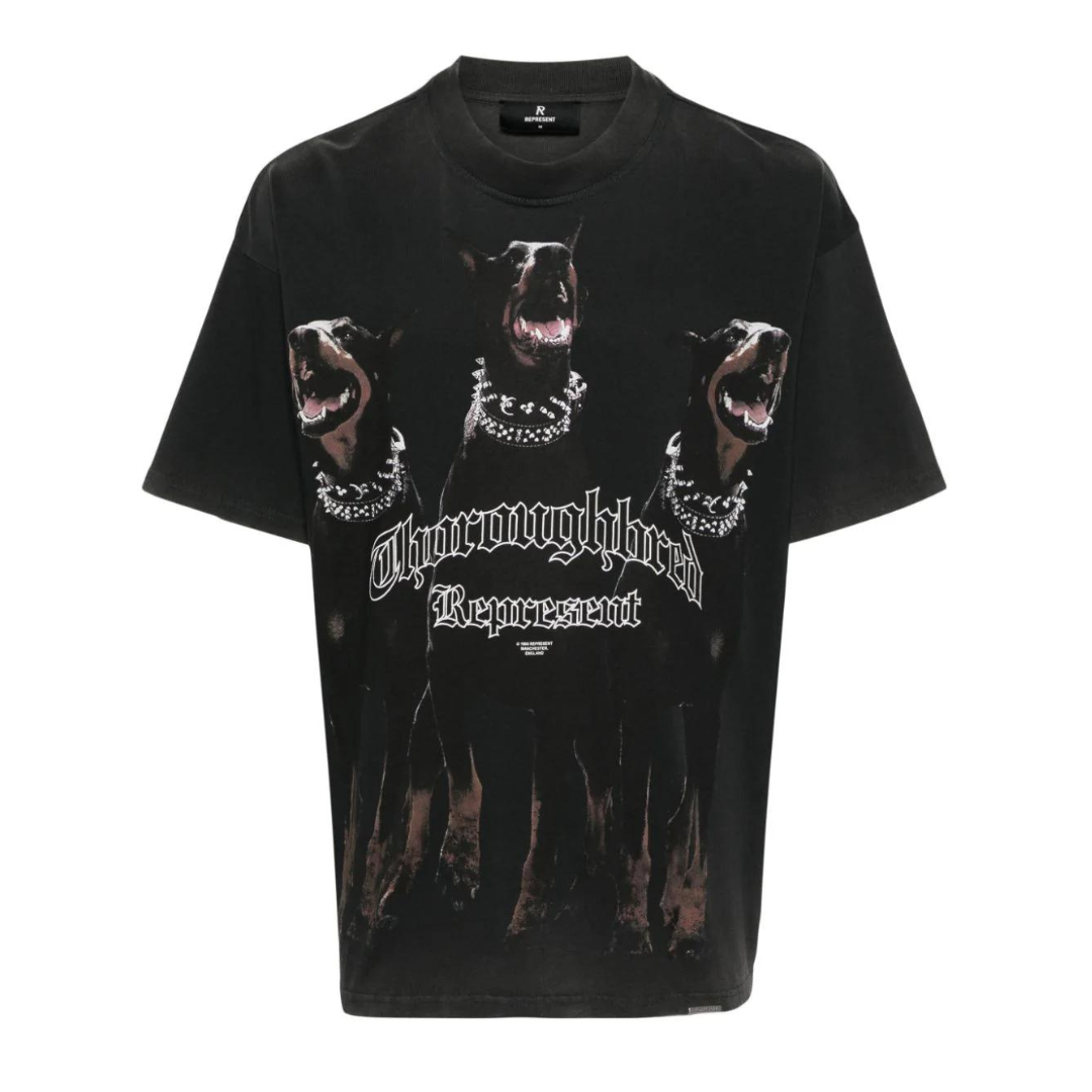 Represent Black Men Summer T-shirts Cotton
