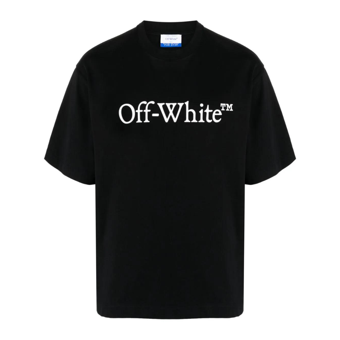 Off-White Bookish logo-print Cotton T-shirt