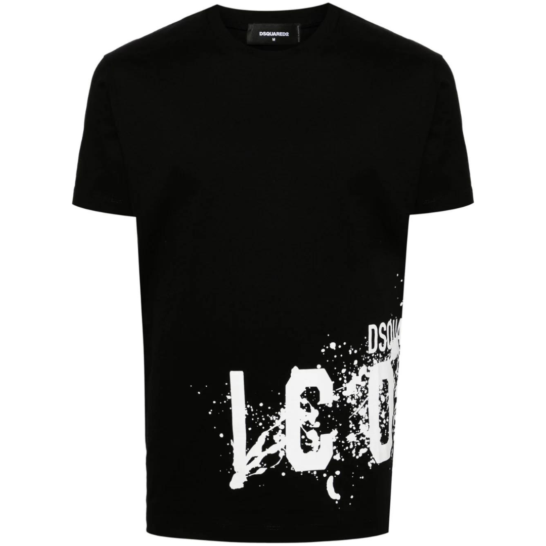 Dsquared2 Printed Cotton Jersey T-Shirt