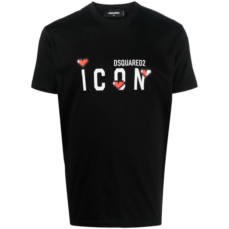Dsquared2 Logo cotton t-shirt black