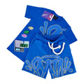 Syna T-Shirt/Short Set Cobalt Blue