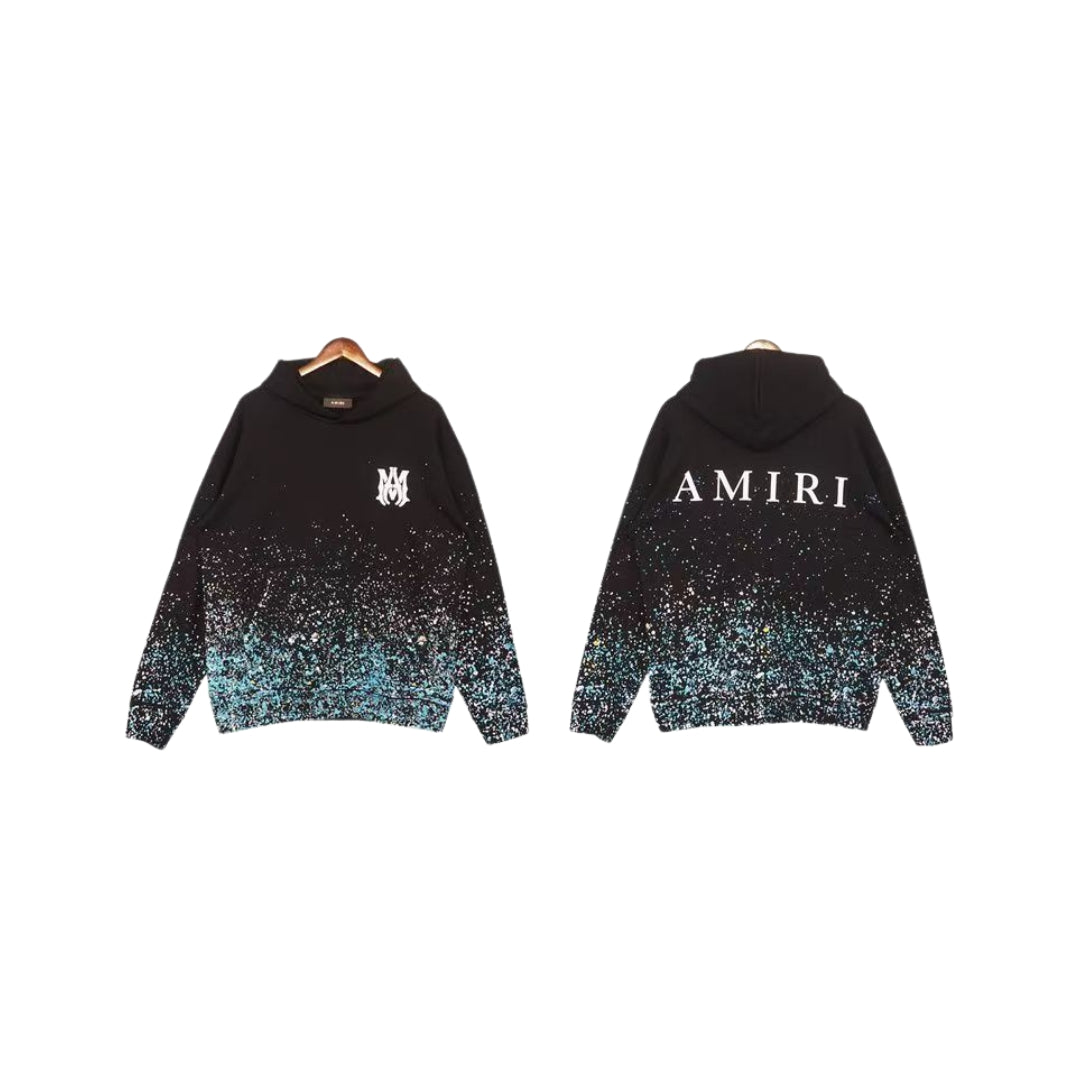 Amiri Starry Sky Splash Ink Hoodie