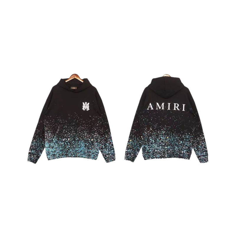 Amiri Starry Sky Splash Ink Hoodie