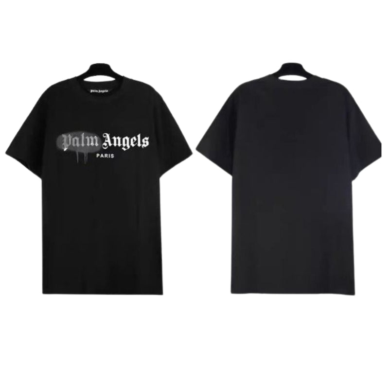 Palm Angels Logo T-Shirt In Black