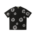 Denim Tears T-shirt Grey Clouds Black