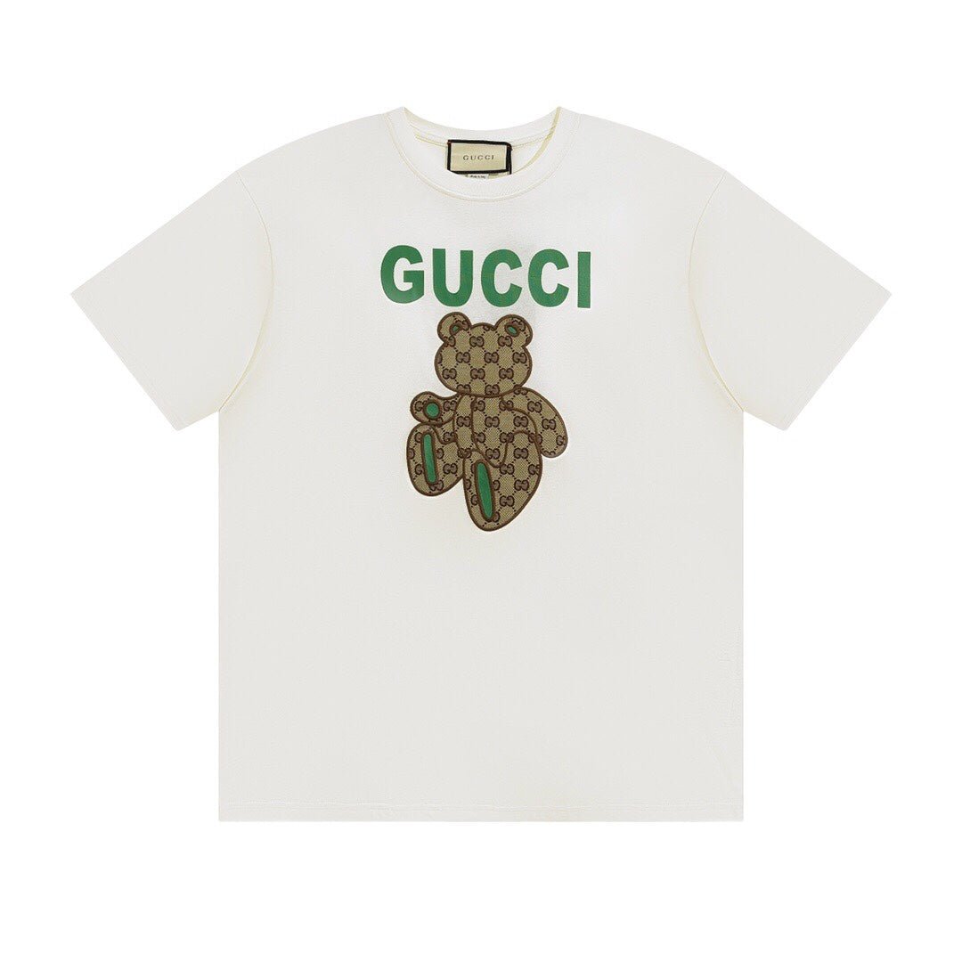 Gucci Green Letters Teddy Bear