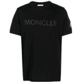 Moncler logo-print Cotton T-shirt Black