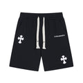 Chrome Hearts Black Short Pants With Fabric Label