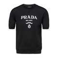 Prada Black Superfine Wool Crew-neck