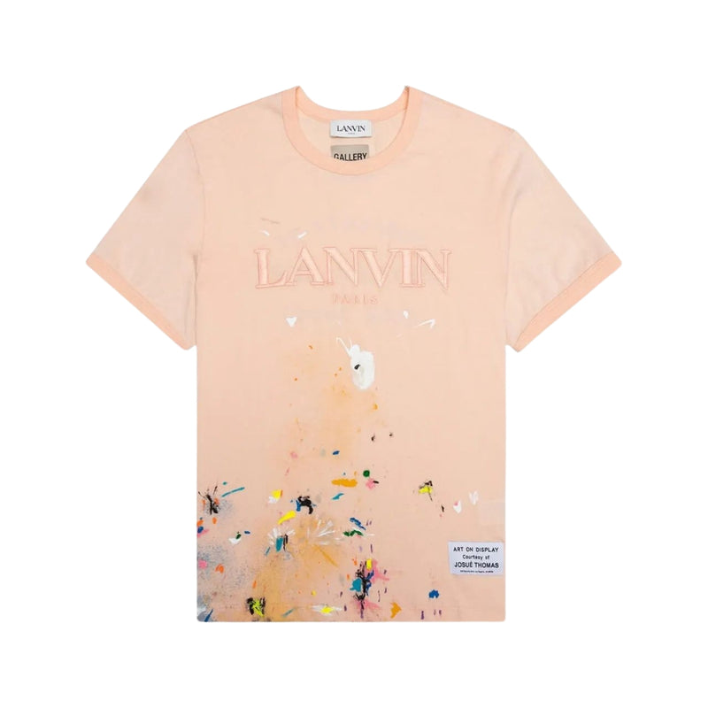 Gallery Dept. Embroidered Logo Ink-Splashed Dirty Pink