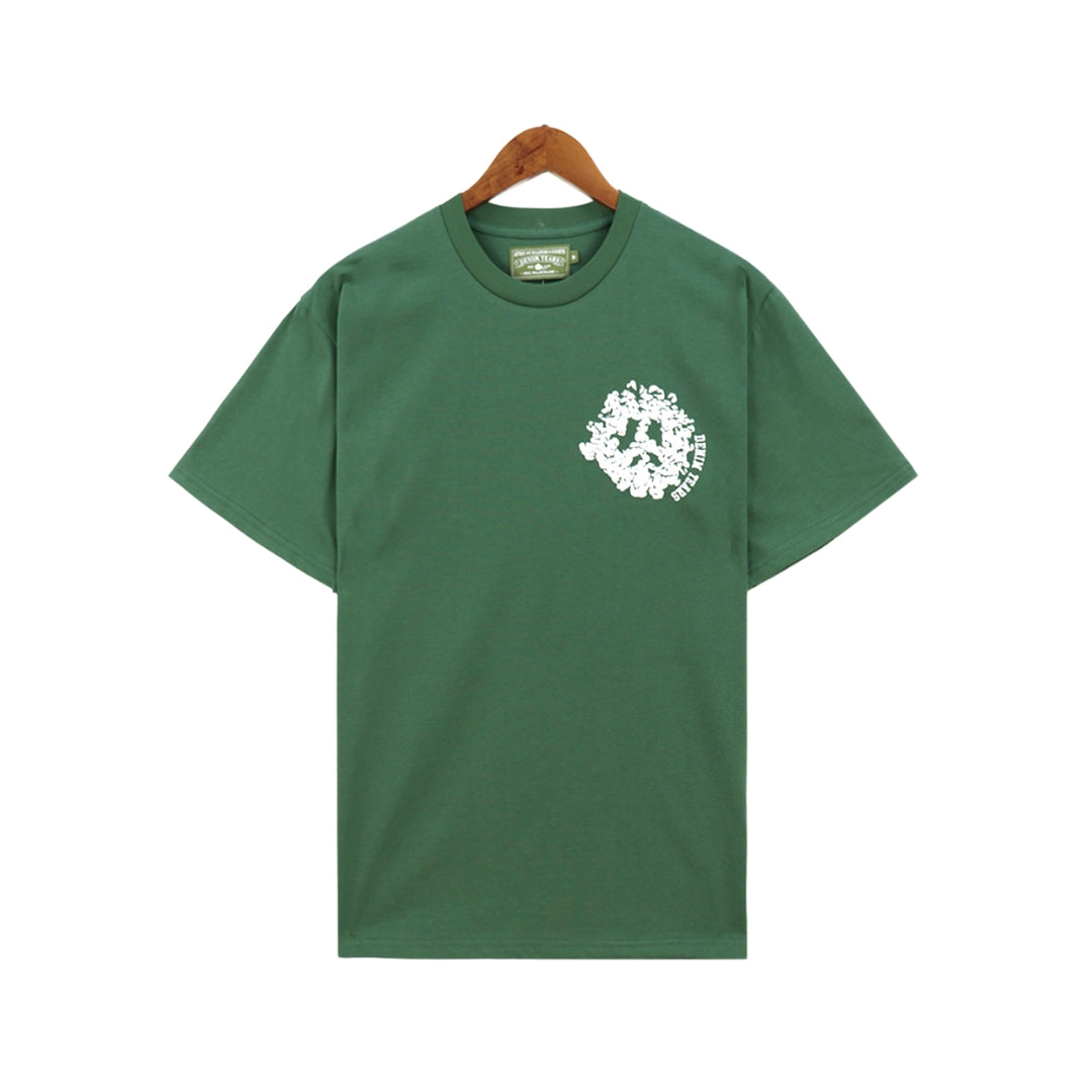 Denim Tears Round Neck Short Sleeve T-Shirt Green