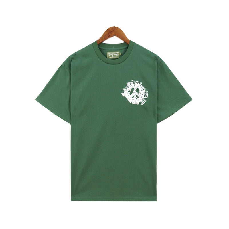 Denim Tears Round Neck Short Sleeve T-Shirt Green