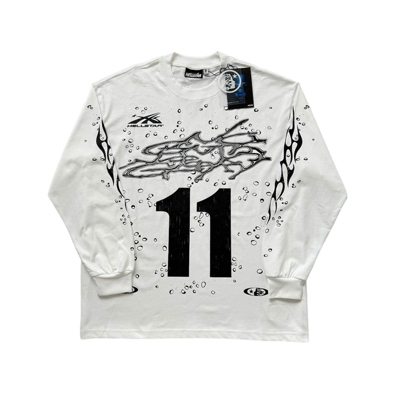 Denim Tears Long Sleeve T-Shirt White