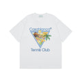 Casablanca Afro Cubism Tennis Club T-Shirt — White