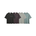 Essentials Boxy T-Shirt Applique Logo Cement