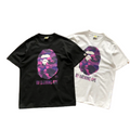 BAPE — Purple Camo Ape Head T-Shirt