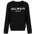 Balmain Iridescent logo cotton sweatshirt