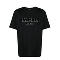 Balmain Biologic cotton t-shirt with flocked logo
