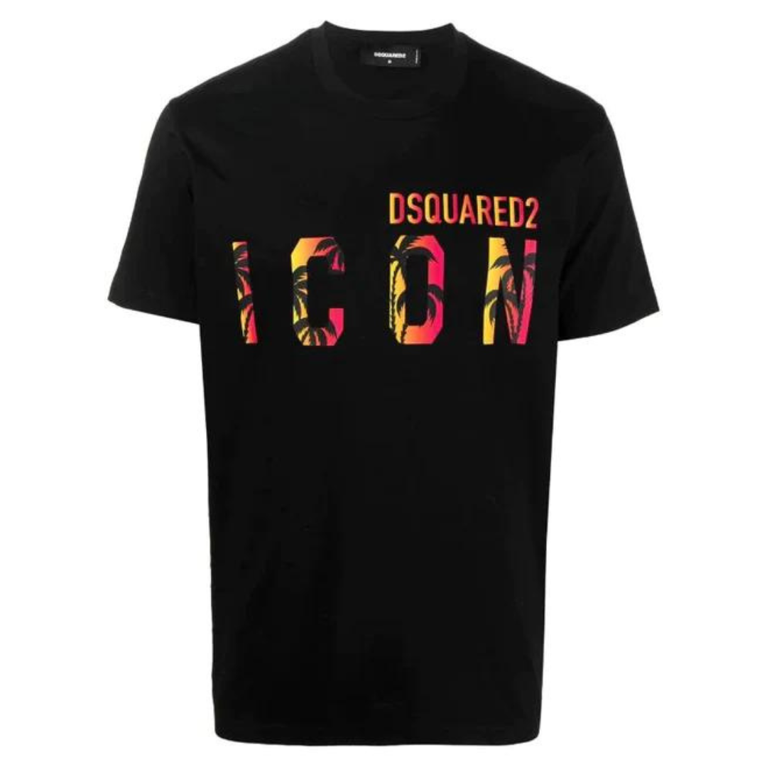 Dsquared2 Graphic print Logo T-shirt Black