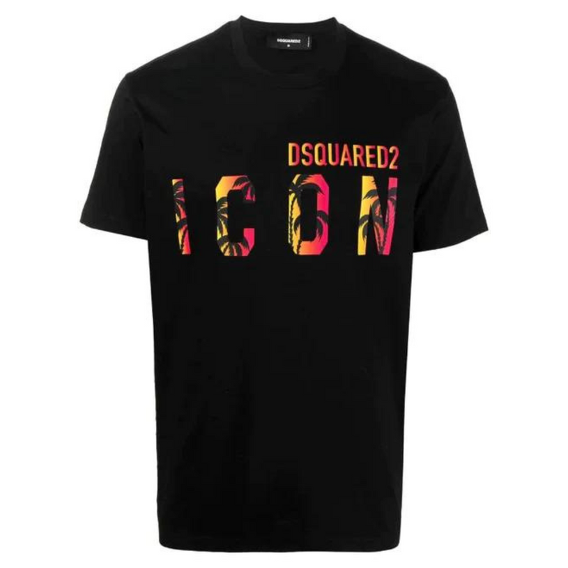 Dsquared2 Graphic print Logo T-shirt Black