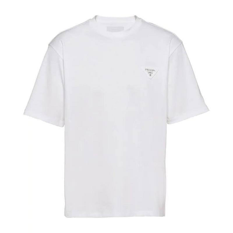 Prada T-Shirt Interlock Herren White