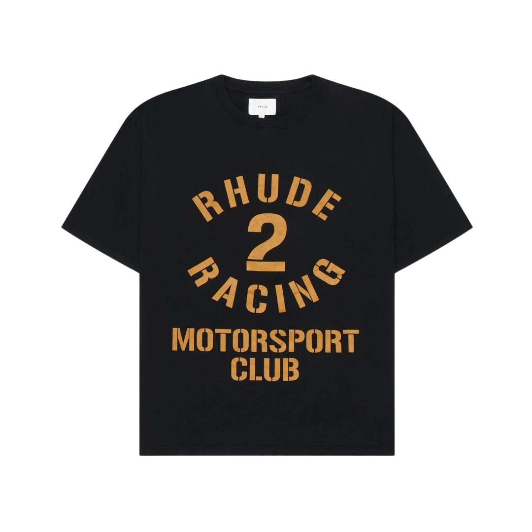 Rhude Club Slogan Logo Short Sleeve T-shirt
