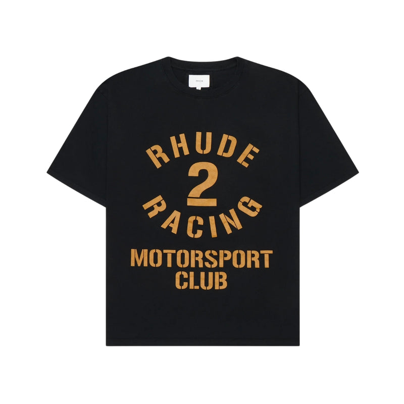 Rhude Club Slogan Logo Short Sleeve T-shirt