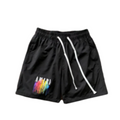 Amiri DRIP COLLAGE SHORTS
