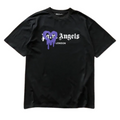 Palm Angels Graphic T-Shirt — Black and Purple