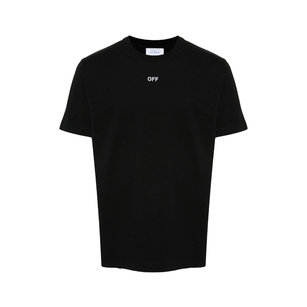 Off-White Embroidered Logo Print Black
