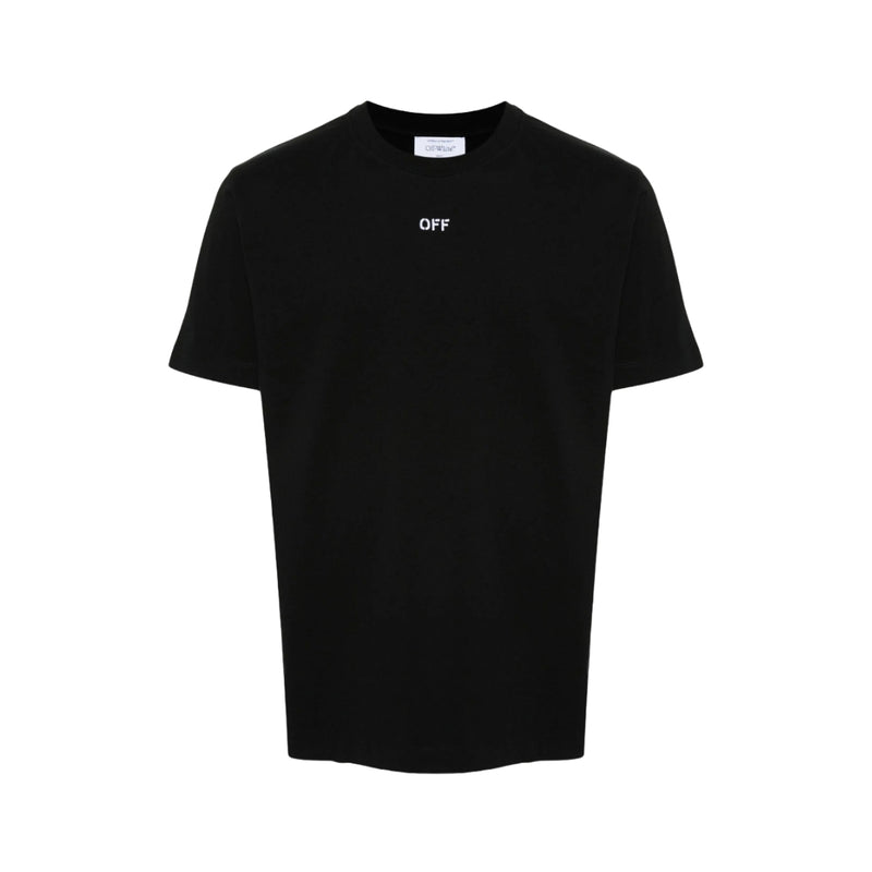 Off-White Embroidered Logo Print Black