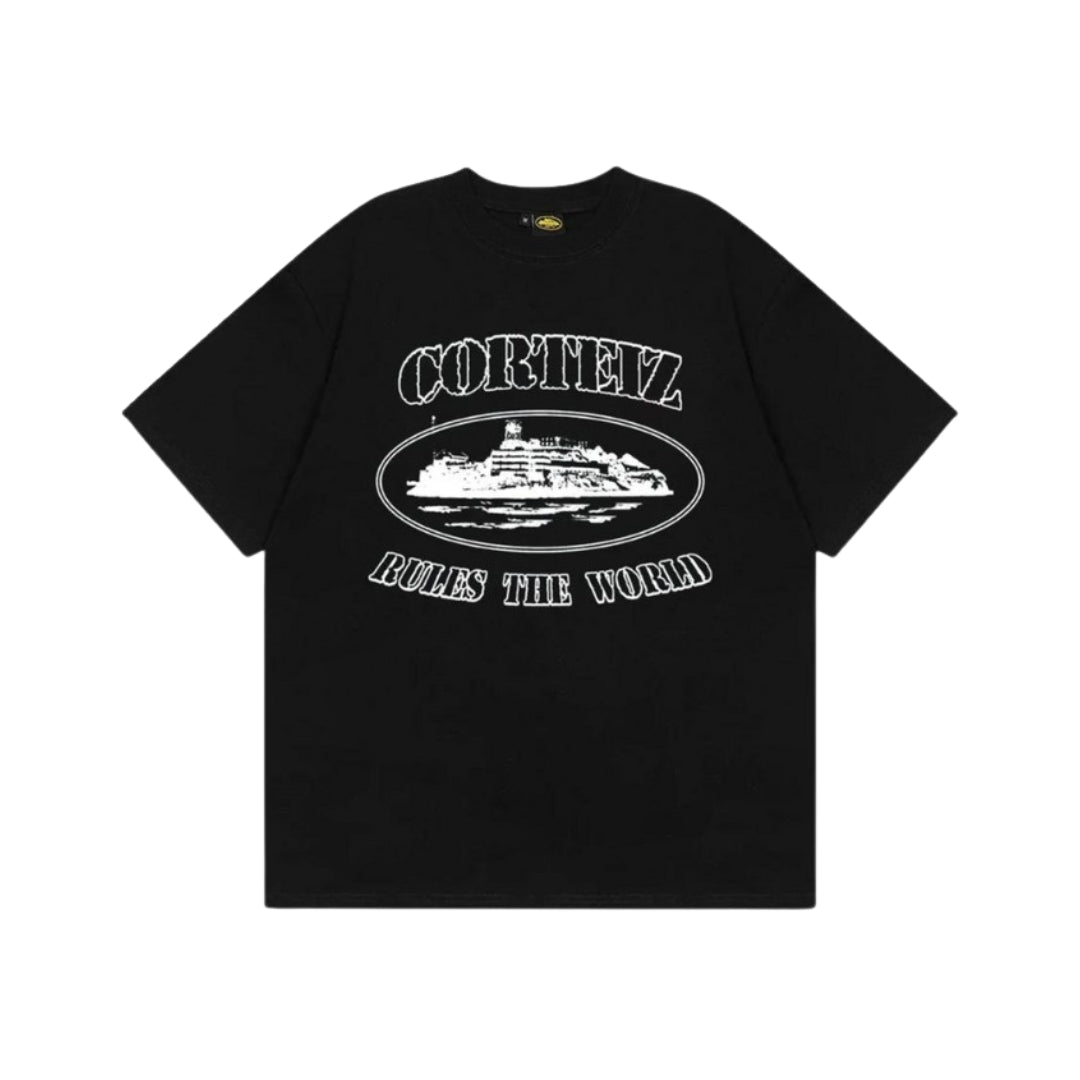 Corteiz T-shirt Rules The World Black