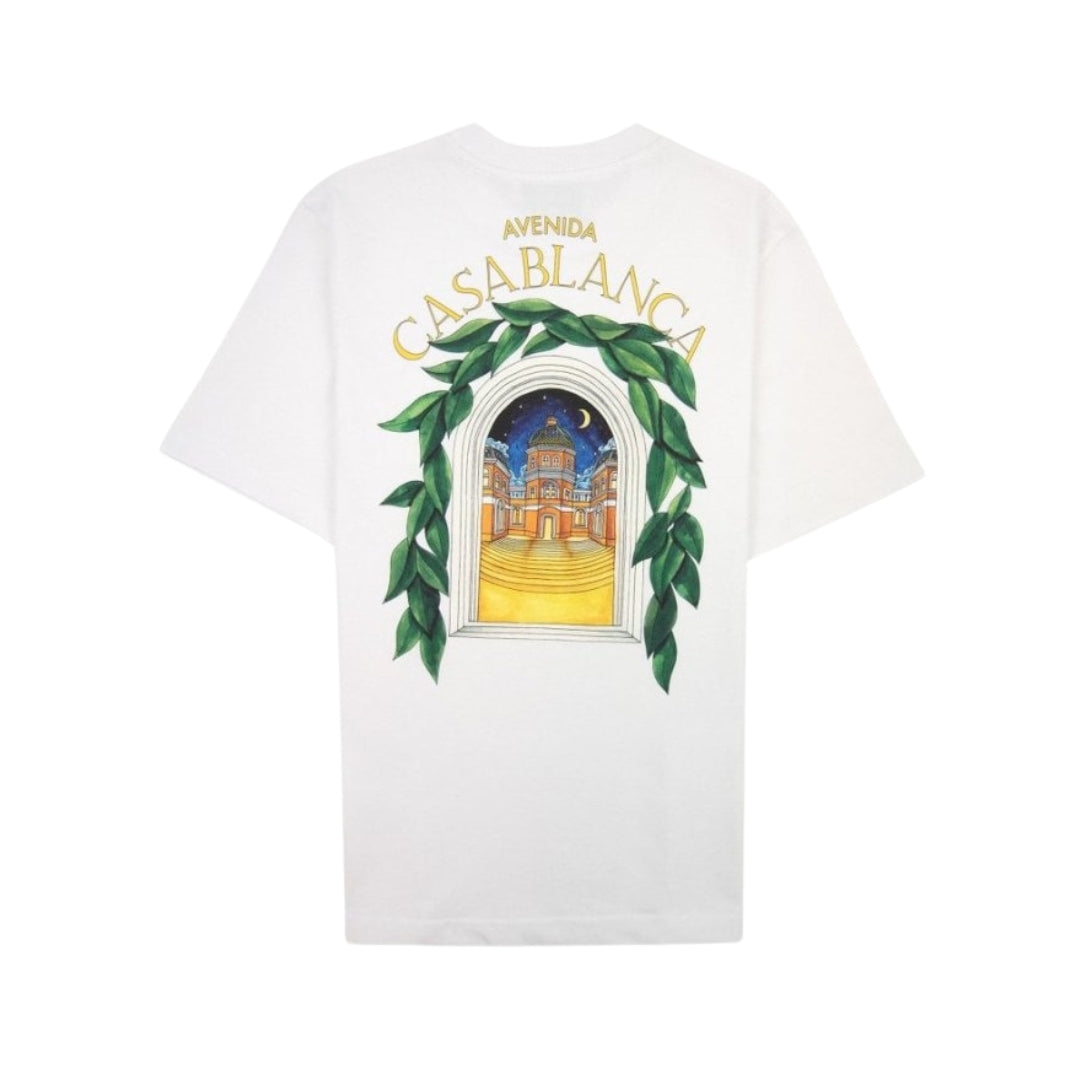 Casablanca T-shirt White with Logo