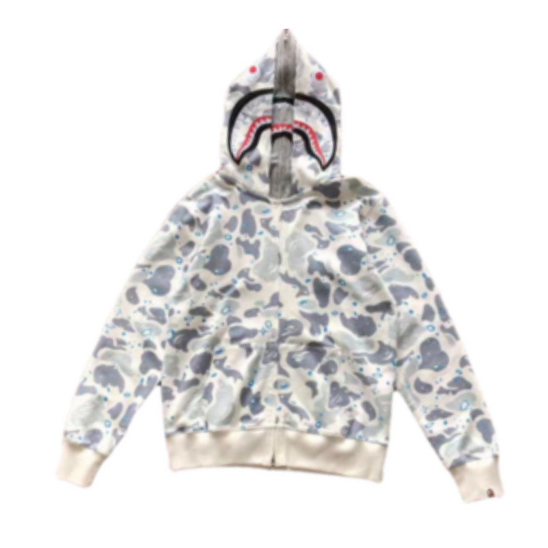 BAPE Space Camo Shark Hoodie