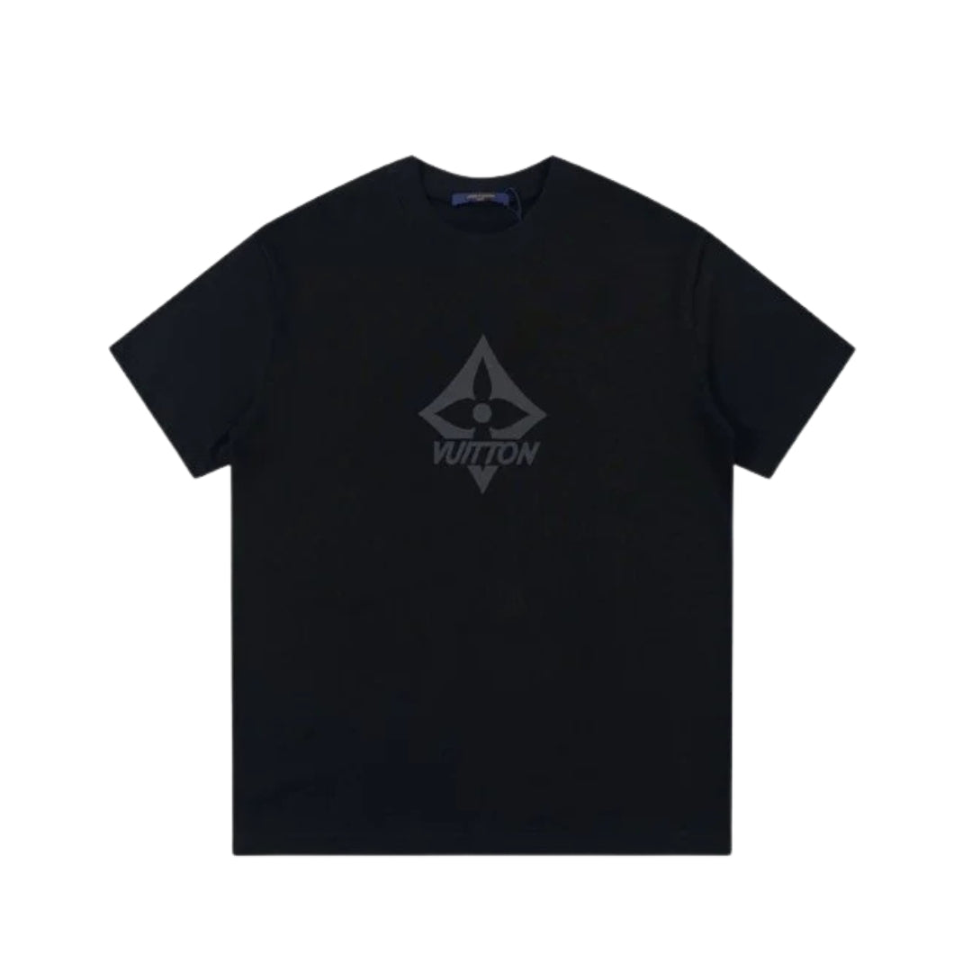 Louis Vuitton Black Monogram Logo T-shirt
