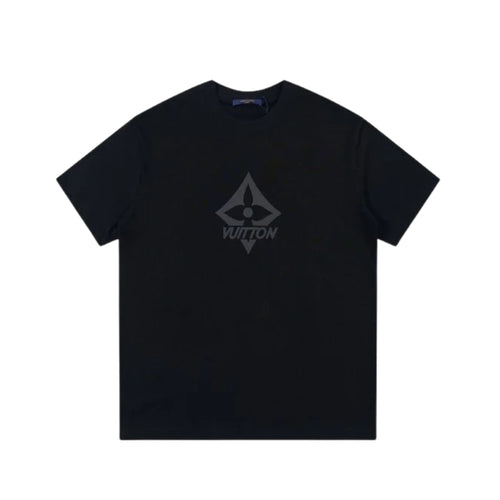 Louis Vuitton Black Monogram Logo T-shirt