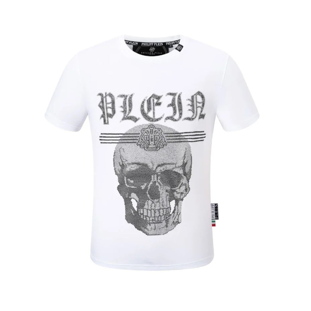 Philipp Plein T-shirt Skull Design White