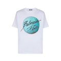 Balmain Universe logo and planet T-shirt White