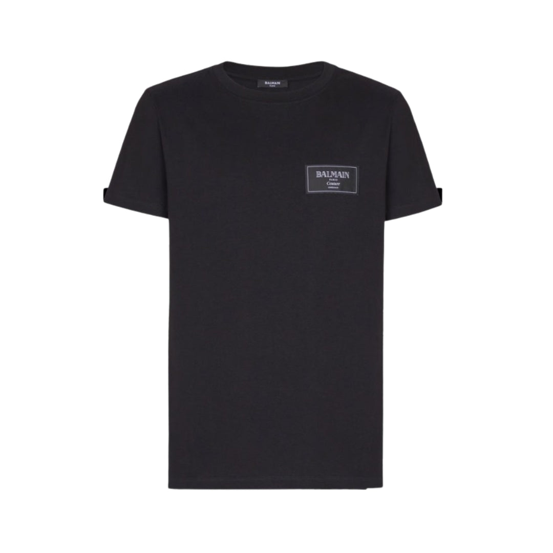 Balmain T-Shirt With Logo Patch