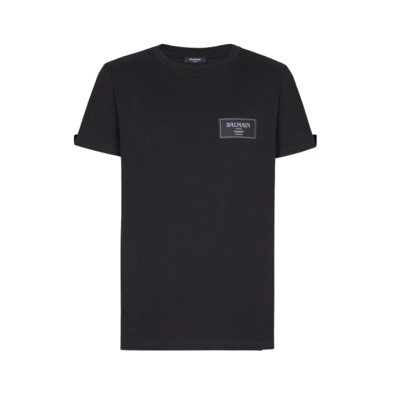 Balmain T-Shirt With Logo Patch