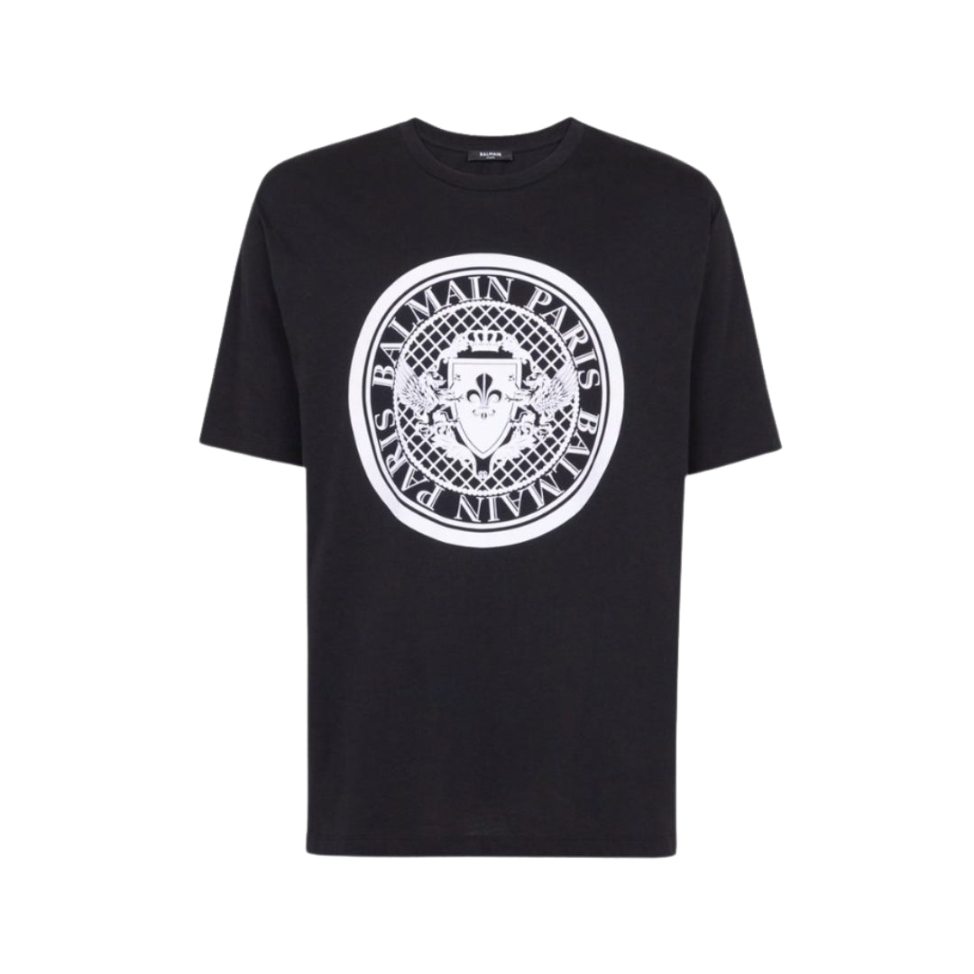 Balmain Coin T-shirt Black
